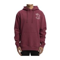 Fuecoco Pokémon Holiday Maroon Pullover Hoodie - Adult