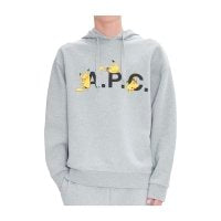 Pokémon × A.P.C.: Pikachu Gray Hoodie - Adult