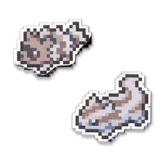 Zigzagoon & Linoone Pokémon Pixel Pins (2-Pack)