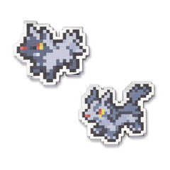 Poochyena & Mightyena Pokémon Pixel Pins (2-Pack)