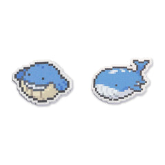 Wailmer & Wailord Pokémon Pixel Pins (2-Pack)