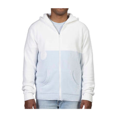 Maushold Household White & Blue Zip-Up Hoodie - Adult