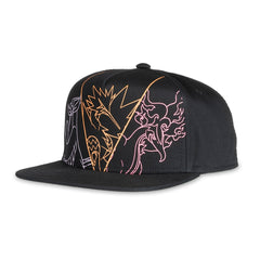 New! Galarian Articuno, Galarian Zapdos & Galarian Moltres Black Flat-Bill Hat (One Size-Adult)