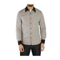 Pikachu Classics Silhouette Gray Fitted Dress Shirt - Men