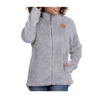 Outdoors with Pokémon Gray Fleece Zip-Up Jacket - Women