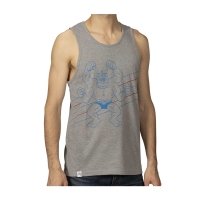 Machamp Pokémon Sports Heather Gray Fitted Tank Top - Men