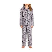 Kanto First Partner Holiday Flannel Button-Up Pajama Set - Youth