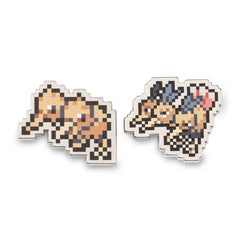 Doduo & Dodrio Pokémon Pixel Pins (2-Pack)