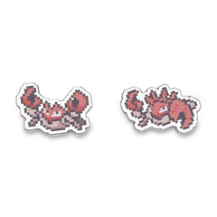 Krabby & Kingler Pokémon Pixel Pins (2-Pack)