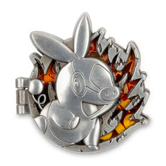 Tepig, Pignite & Emboar Evolution Pokémon Pin