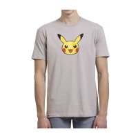 Pokémon Mood Collection: Pikachu Happy Fitted Crew Neck T-Shirt - Adult