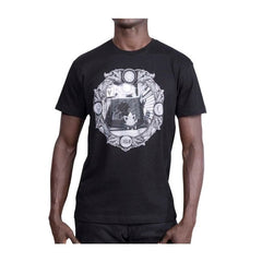 Zorua Pokémon Center × Vic Lee: Pokémon Scary Stories Black Relaxed Fit Crew Neck T-Shirt - Adult