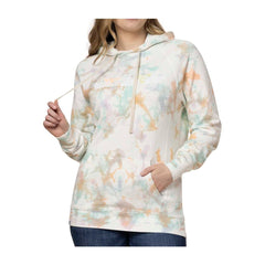 Articuno, Zapdos & Moltres Pokémon Take Flight Pink, Yellow & Blue Tie-Dye Pullover Hoodie - Adult