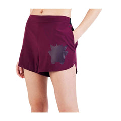 Pokémon Center × Craft: Gengar Essence Burgundy Stretch Shorts - Women