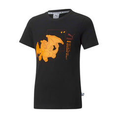 PUMA × Pokémon: Charizard Puma Black T-Shirt - Youth