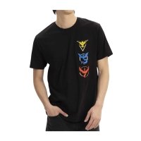 Pokémon GO Teams: Team Instinct, Team Mystic & Team Valor Black Relaxed Fit Crew Neck T-Shirt - Adult
