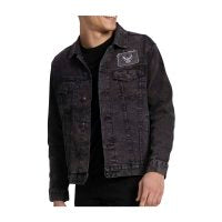 Pikachu Marvelous Misfits Black Denim Jacket