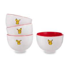 Pikachu Everyday Fun Kitchen Bowls (4-Pack)