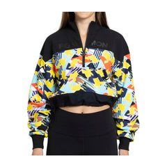 Pikachu Mix Pokémon Lounge Black Half Zip Sweatshirt - Women