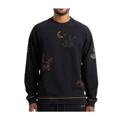 Eevee & Umbreon Black Pokémon Lounge Sweatshirt - Adult