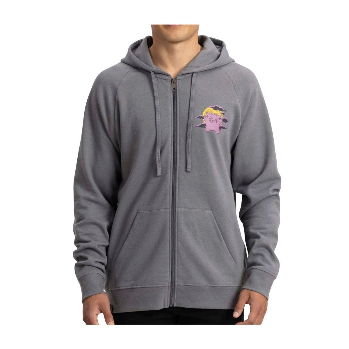 Gengar Haunted House Pokémon Halloween Zip-Up Hoodie - Adult