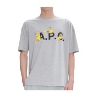 Pokémon × A.P.C.: Pikachu Gray T-Shirt - Men