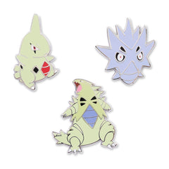 Larvitar, Pupitar & Tyranitar Pokémon Pins (3-Pack)