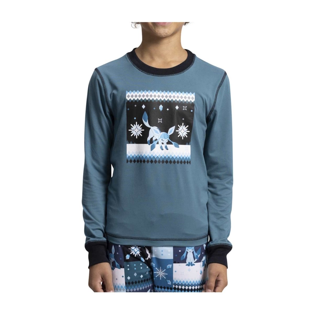 Glaceon Blue Long-Sleeve T-Shirt - Youth