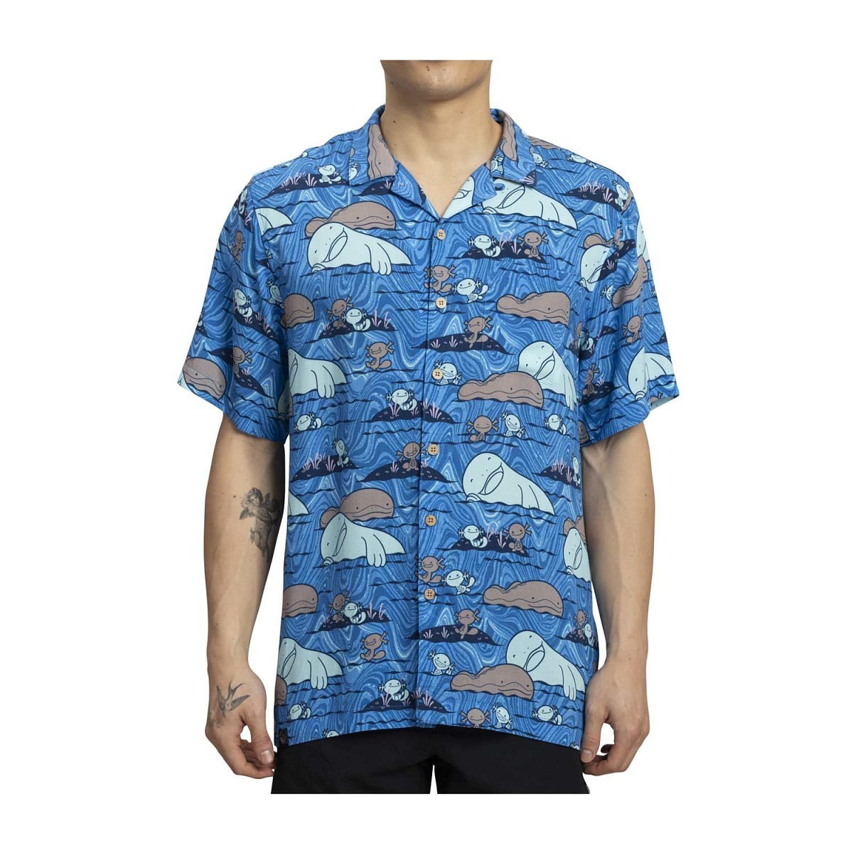 Pokémon Tropical Groundwater Gathering Tropical Shirt - Adult