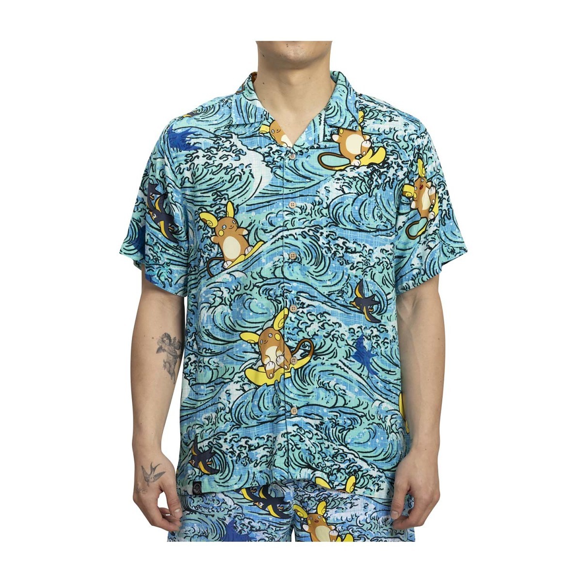 Pokémon Tropical Whitecap Cruising Tropical Shirt - Adult
