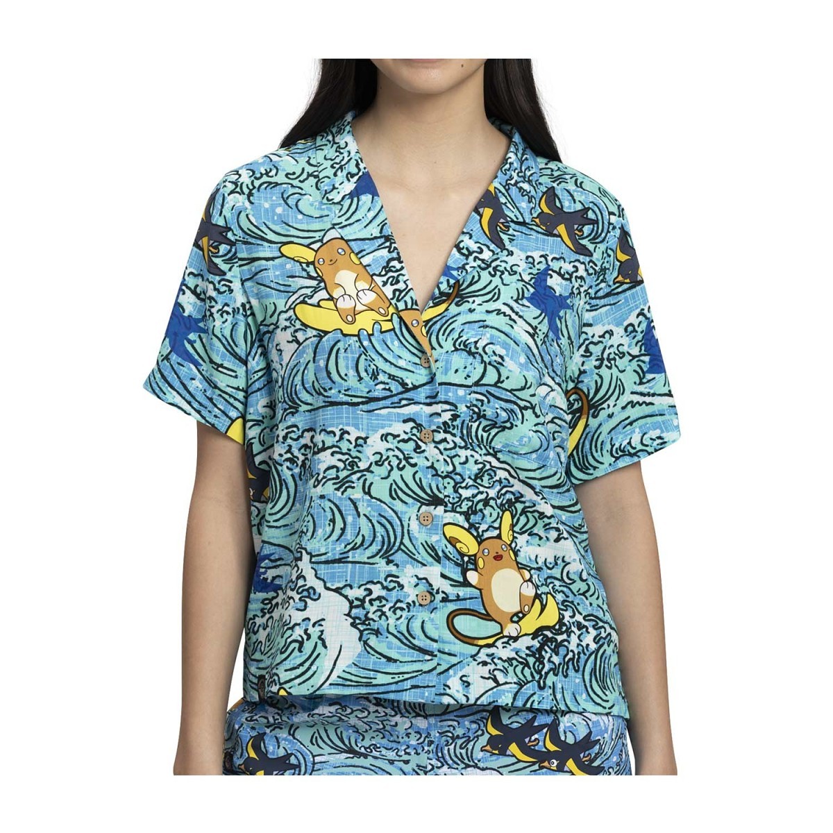 Pokémon Tropical Whitecap Cruising Tropical Shirt - Women