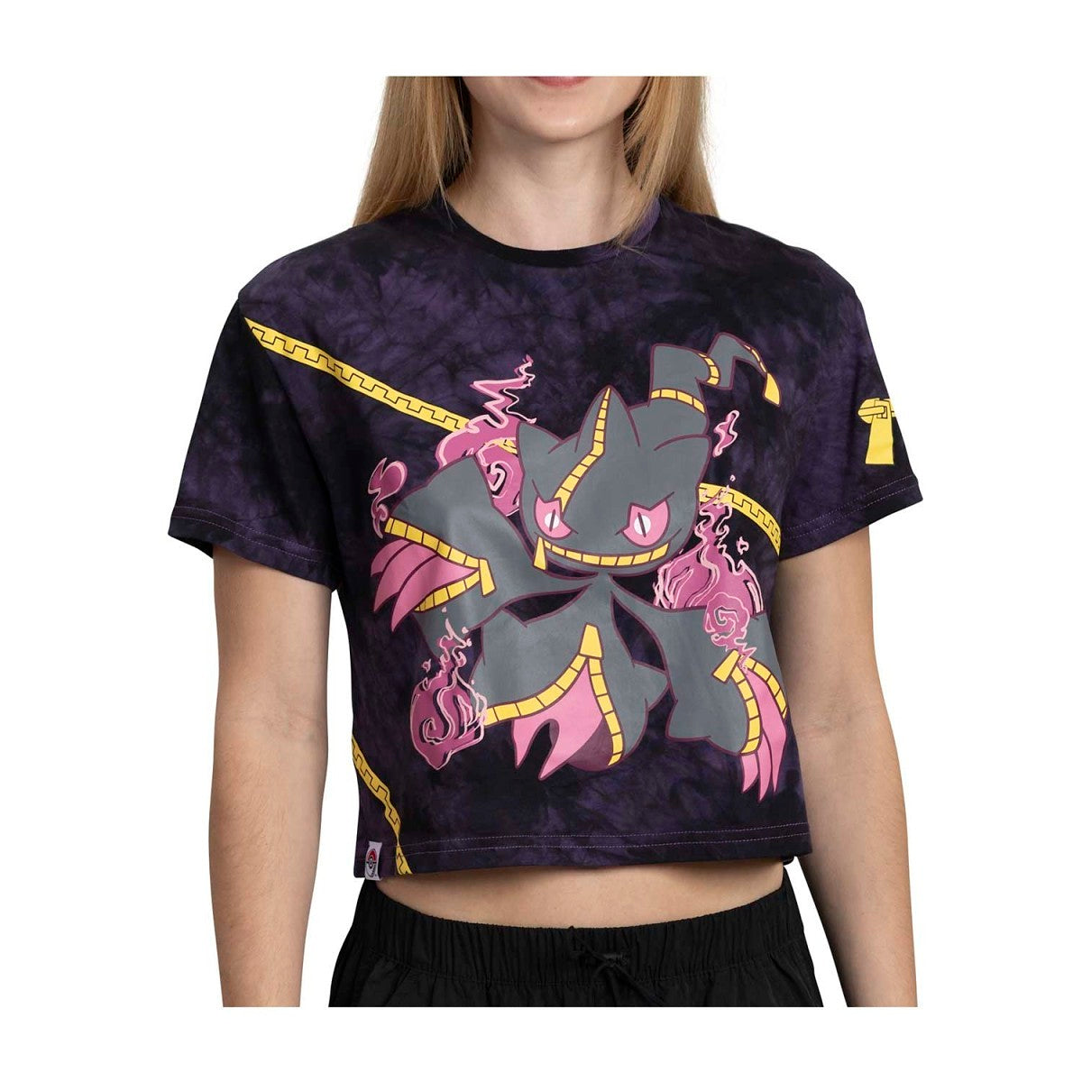 Mega Banette Purple Crop T-Shirt - Women