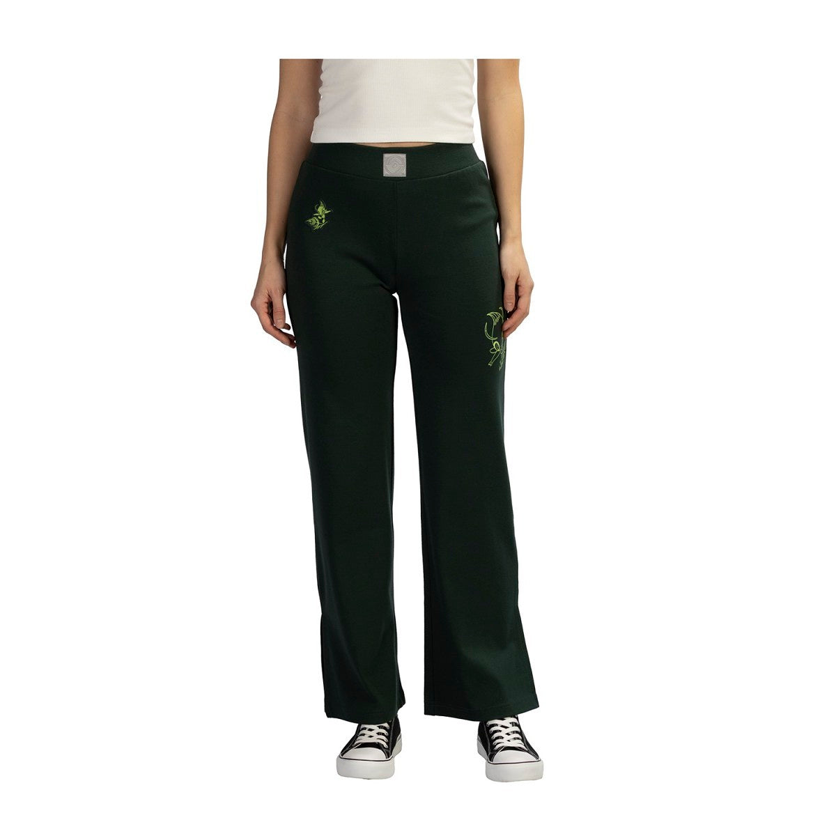 Celebi Pokémon Lounge Green Straight-Leg Pants - Women