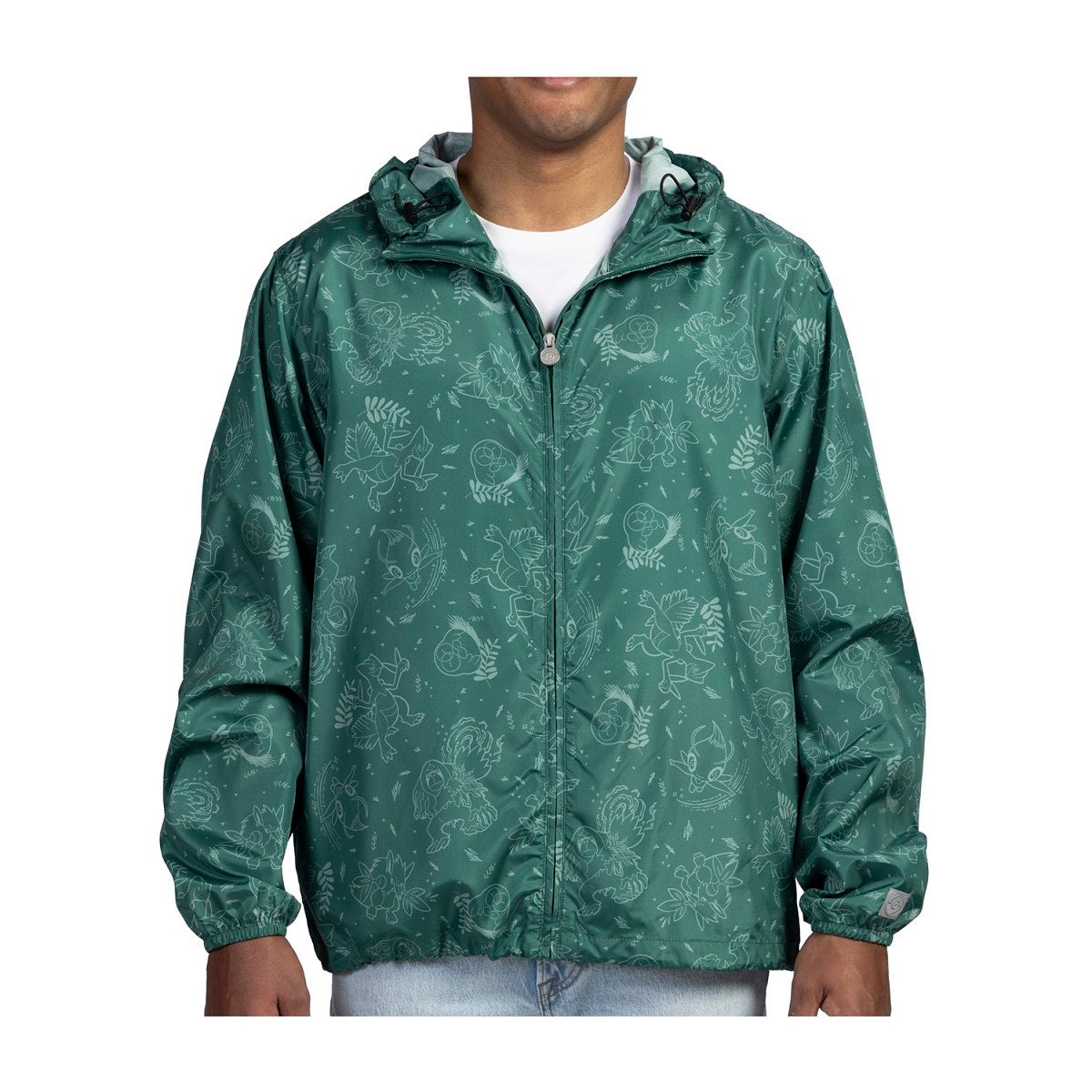 Peaceful Forest Pokémon Lounge Lightweight Hooded Jacket - Adult