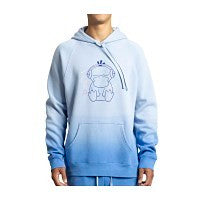 Analog Beats Lo-Fi Loungewear Blue Hooded Pullover Sweatshirt – Adult