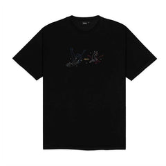 Pokémon × Dolly Noire: Latias & Latios Black T-Shirt - Adult