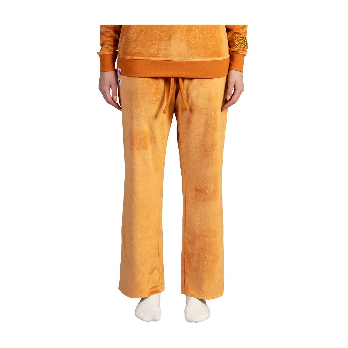 Pumpkin Pikachu Orange Sleep Pants - Adult