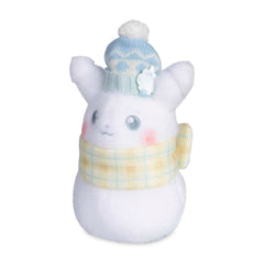 Pikachu Snowman Snowy Softies Plush - 6 ¾ In.