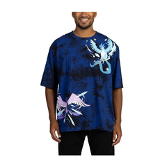 New! Articuno & Galarian Articuno Blue Oversize T-Shirt - Adult