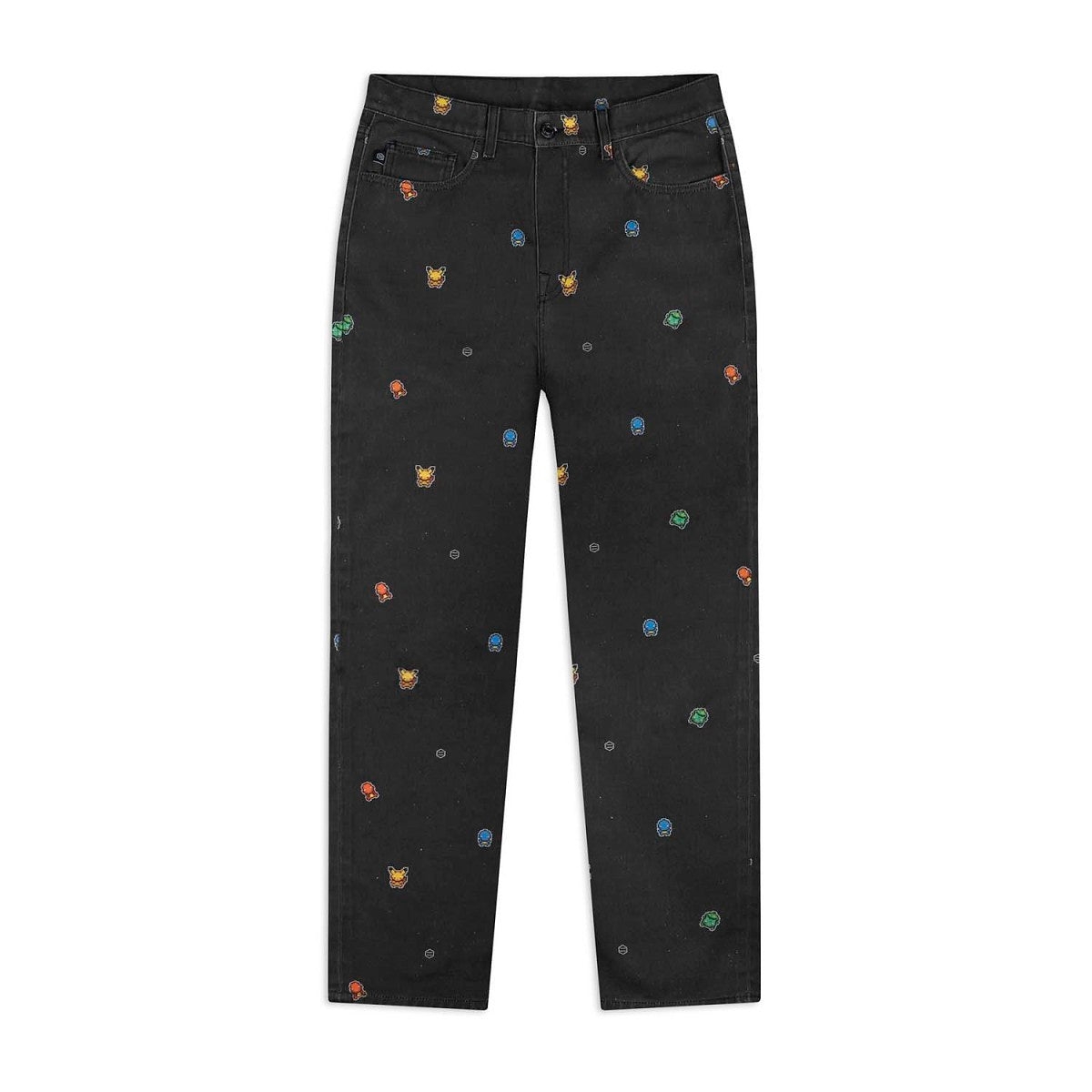 Pokémon × Dolly Noire: Pixel First Partner Pokémon Denim Pants - Adult