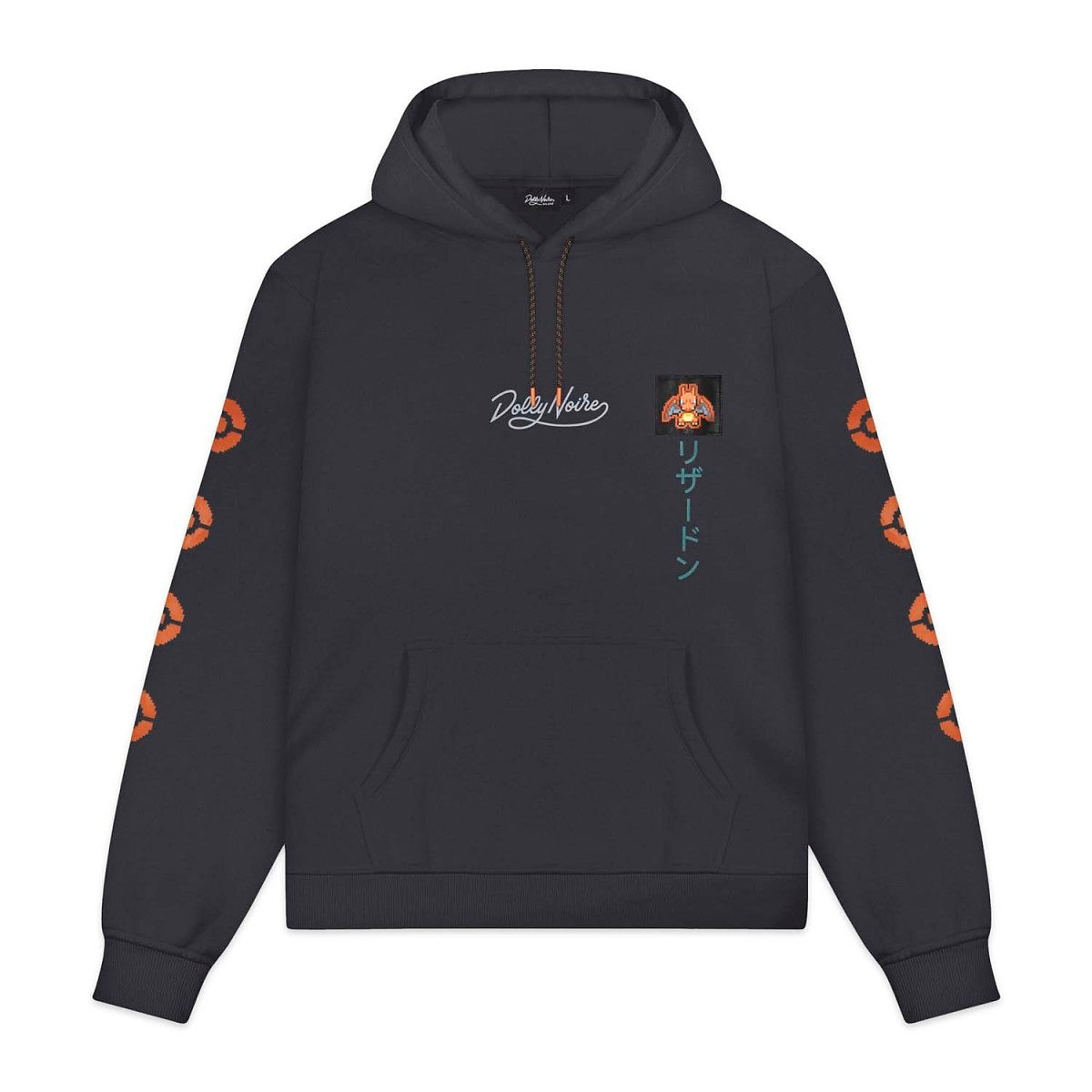 Pokémon × Dolly Noire: Pixel Charizard Hoodie - Adult