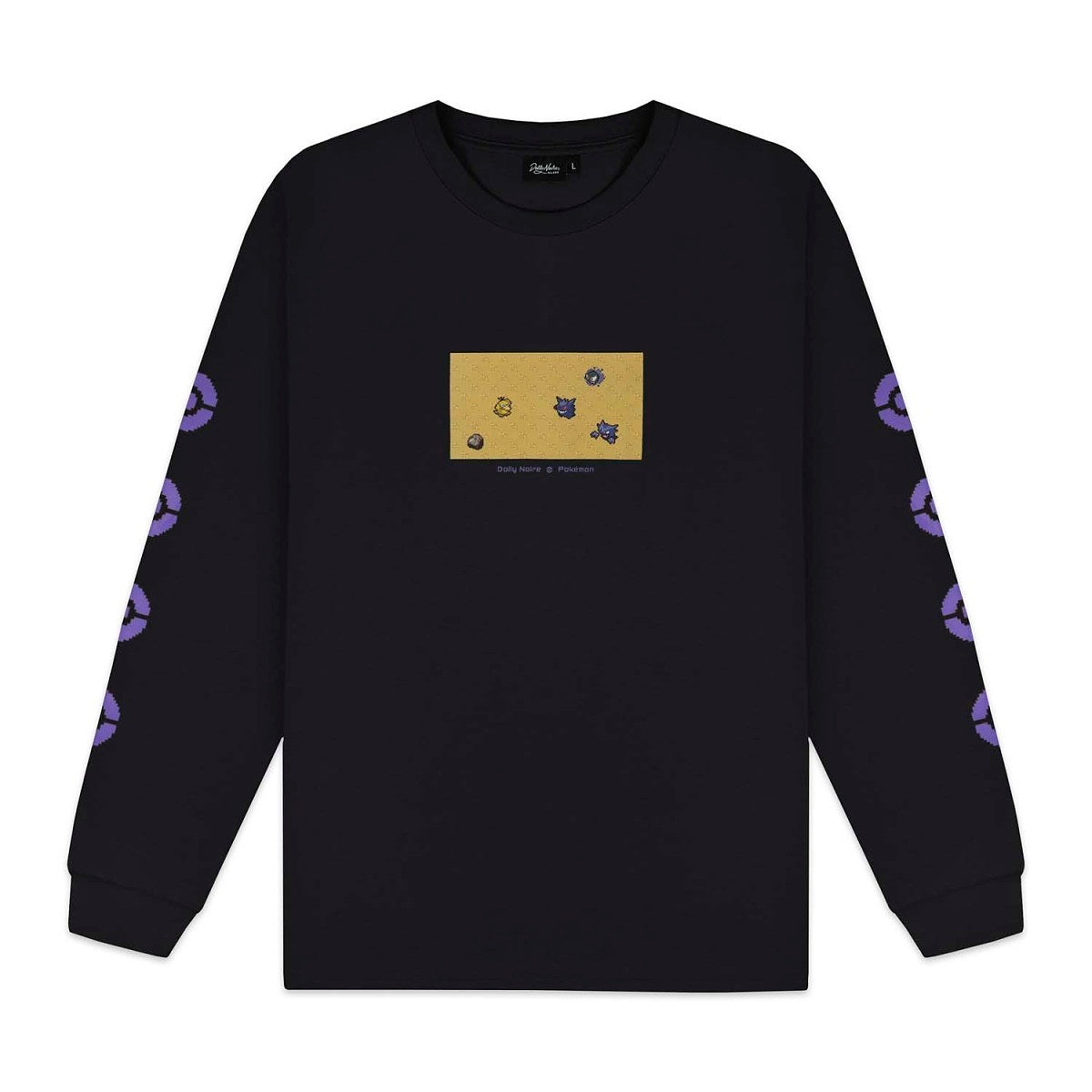 Pokémon × Dolly Noire: Pixel Psyduck & Gengar Long-Sleeve T-Shirt - Adult