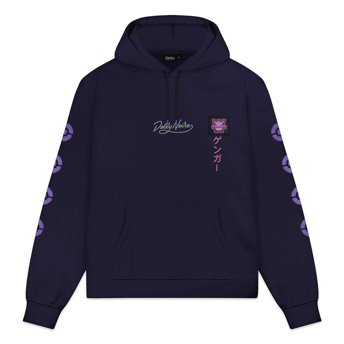 Pokémon × Dolly Noire: Pixel Gengar Hoodie - Adult