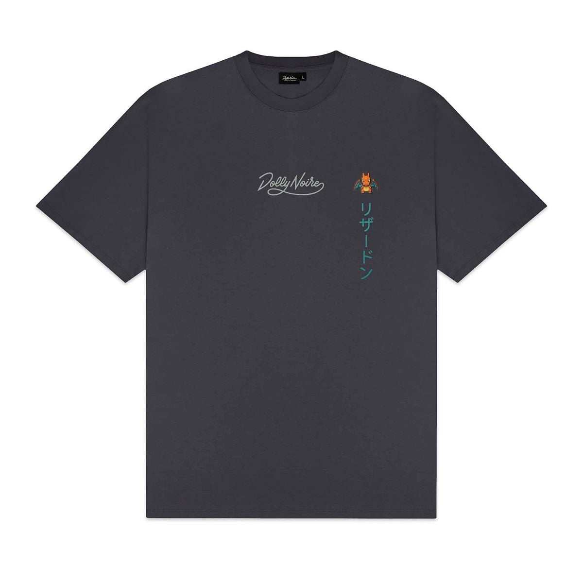 Pokémon × Dolly Noire: Pixel Charizard T-Shirt - Adult