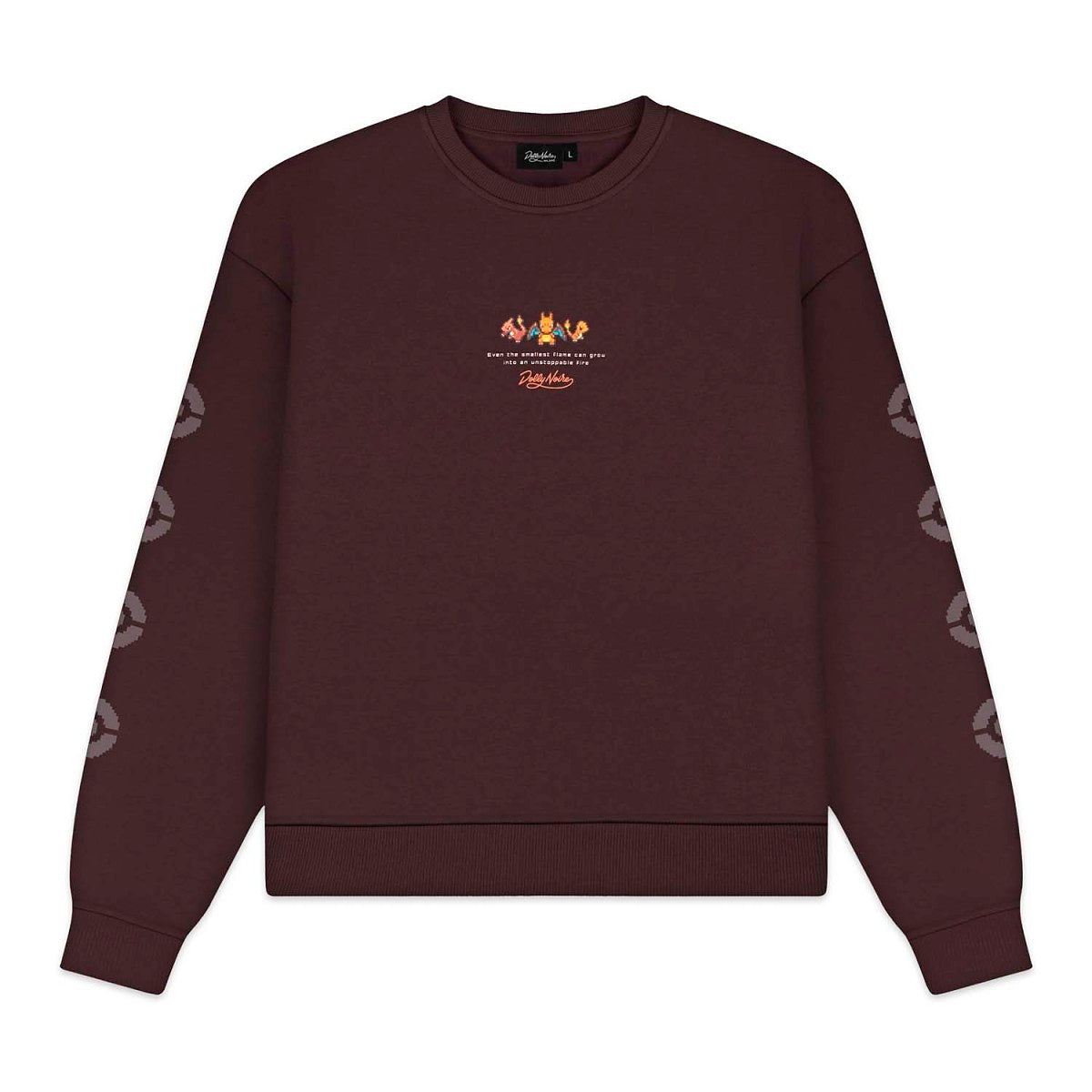 Pokémon × Dolly Noire: Pixel Charmander, Charmeleon & Charizard Sweatshirt - Adult