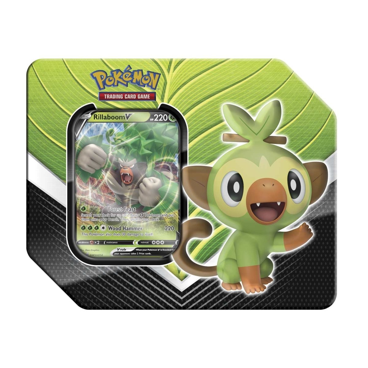 Pokémon TCG: Galar Partners Tin (Rillaboom V)