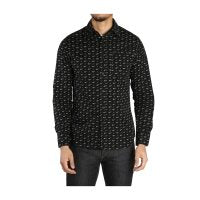 Pikachu Classics Charge Black Fitted Dress Shirt - Men