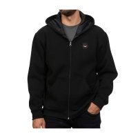 Eyes of Gengar Black Relaxed Fit Zip-Up Hoodie - Adult