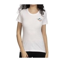 Running Pikachu Pokémon Sports White Fitted Crew Neck T-Shirt - Women