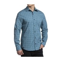 Pokémon Classics Charizard Teal Fitted Dress Shirt - Adult